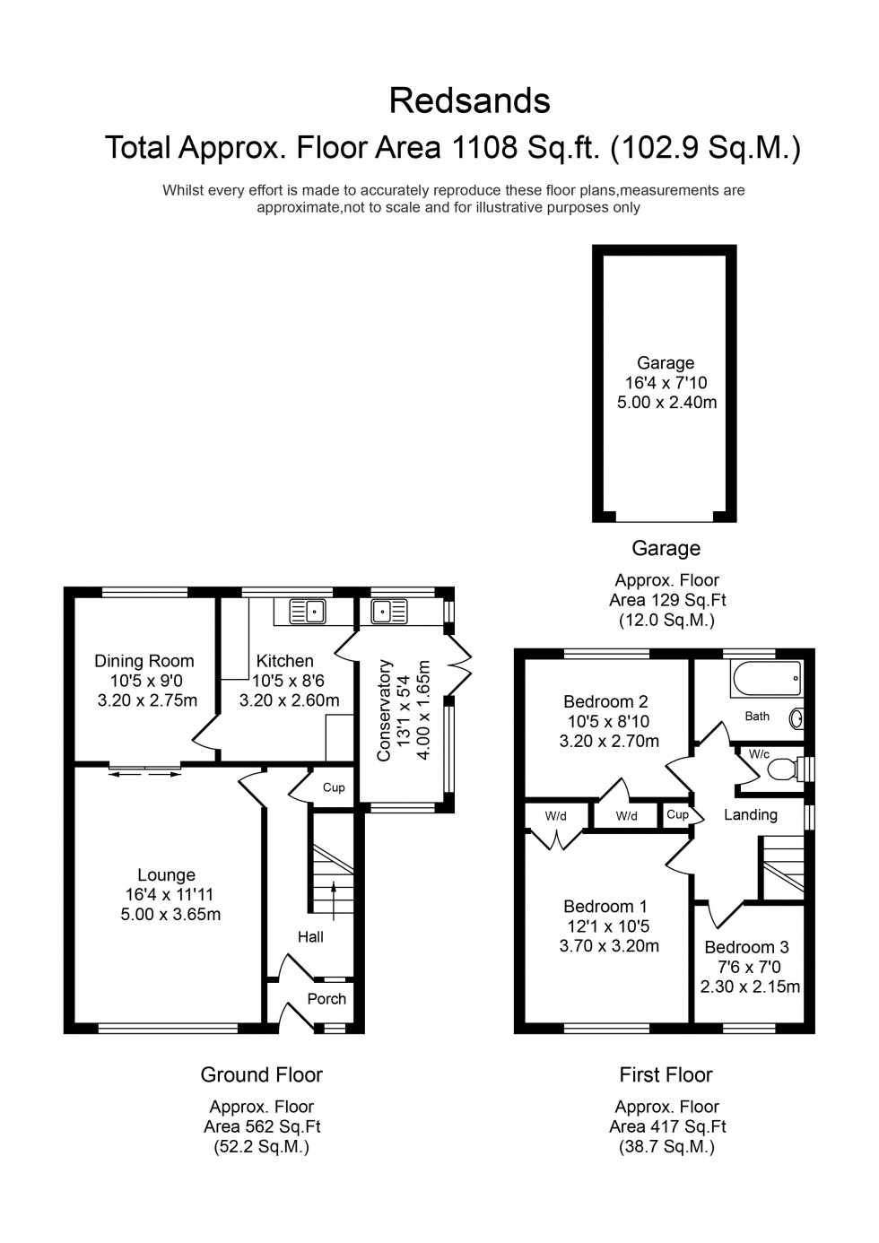 Floorplan for Redsands, Aughton