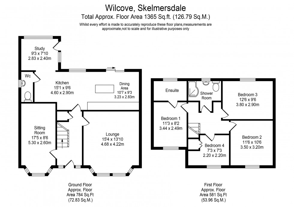 Floorplan for Wilcove, Skelmersdale