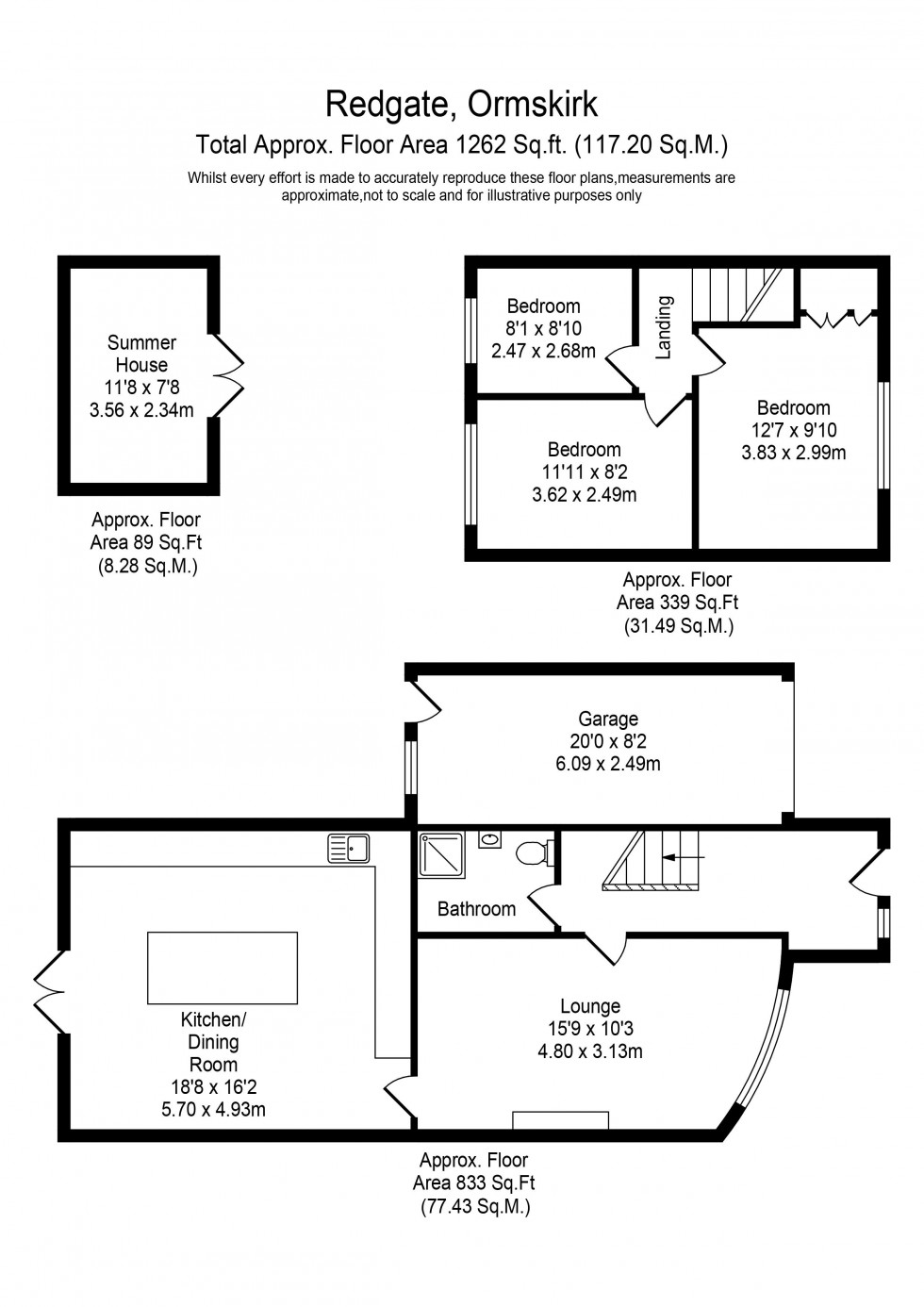 Floorplan for Redgate, Ormskirk