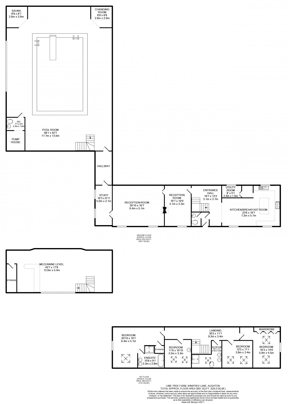 Floorplan for Winifred Lane, Aughton