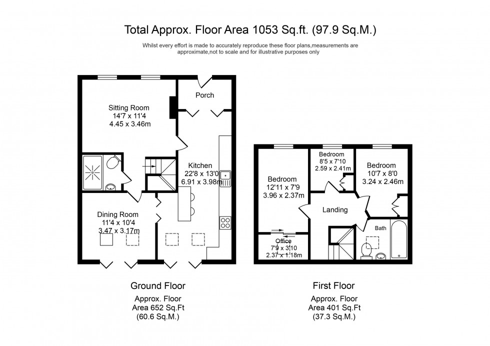 Floorplan for Liverpool Road South, Burscough