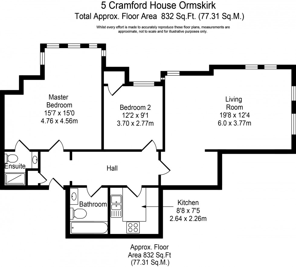 Floorplan for Cramford House, Ormskirk