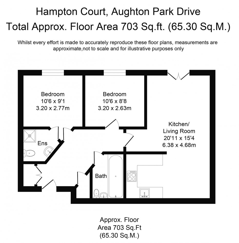 Floorplan for Aughton Park Drive, Ormskirk